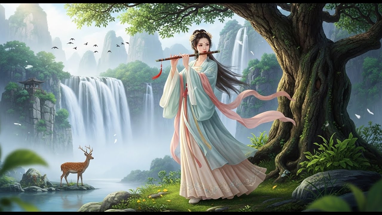 A breathtakingly attractive Chinese woman in elegant