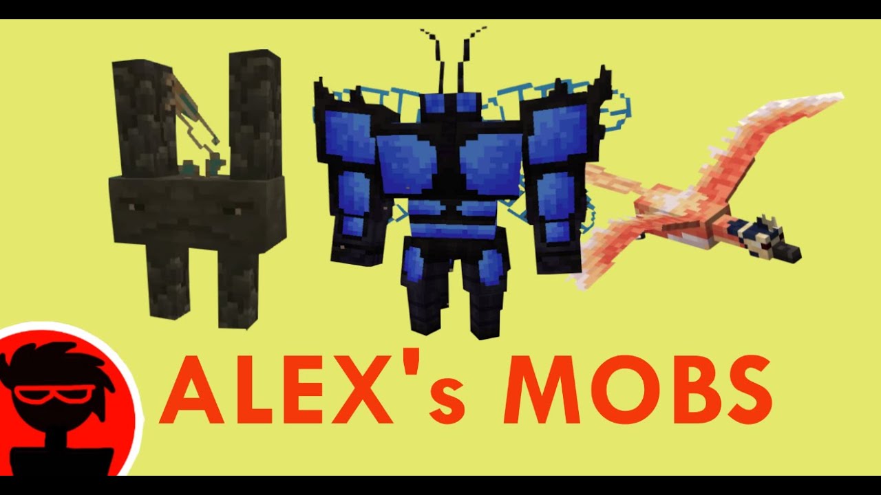 Minecraft Mods : Alex's Mobs Mod part 4 - YouTube