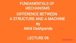 Lecture 06 | Difference Between Structure and Machine