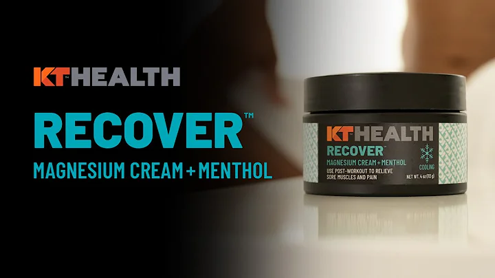 NEW KT Health RECOVER Magnesium Cream with Menthol ❄️ Relieves Muscle and Joint Pain