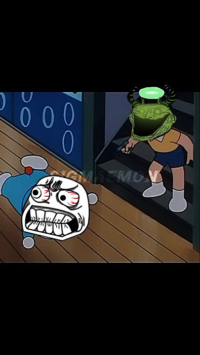 Troll face meme part 34। Wait for end। #trollface #doraemon #nobita