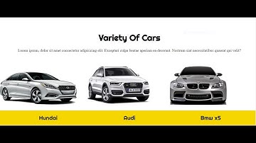 Rento Car Website Design Using HTML & CSS | Part II