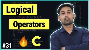 Logical Operators In C | Full Lecture In Hindi | By Nirbhay Kaushik