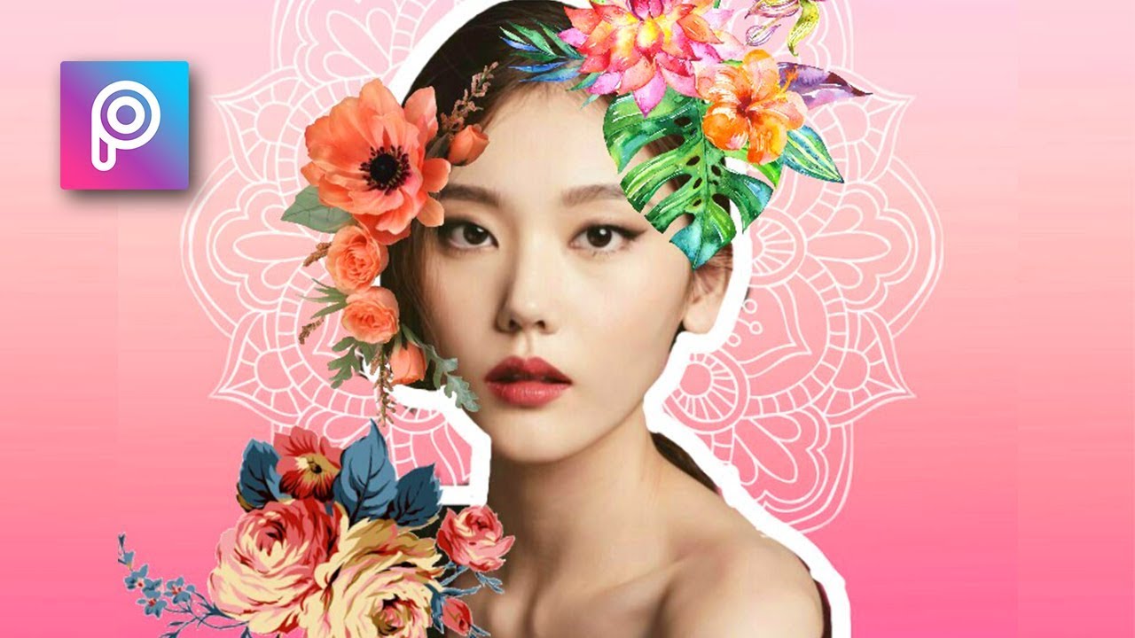  Edit  Foto  Terbaru Cara Edit  Foto  Bunga  Potrait Floral 