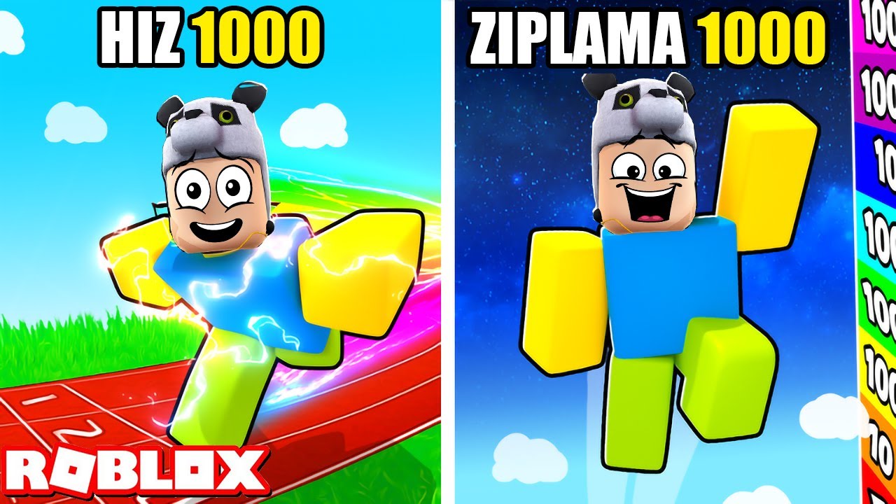 Her Saniyede +1 Hız ve +1 Zıplama Artıyor !  - Roblox