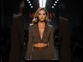 Mocha Luxe Crop Blazer Set
