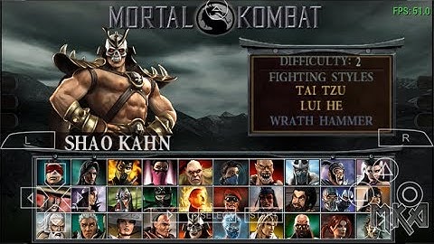 Mortal Kombat Unchained (iOS 11.3 PPSSPP) Arcade Playthrough