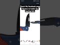 Shruthi knife pack of 3 #knife #blade #campinglife #Amazon #hunting #selfdefense #survival #viral