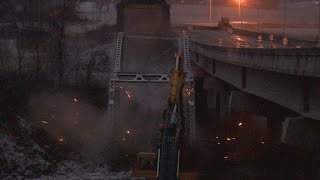 WEB EXTRA: Part Of A Smith County Bridge Comes Down