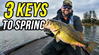 3 Keys to Spring Bass Fishing that MOST Anglers Miss (45 - 55°)
