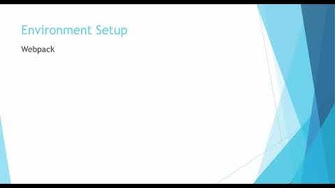 ReactJS \ React JS Tutorial For Beginners - #2 - Environment Setup - Webpack ( 2 / 4 )