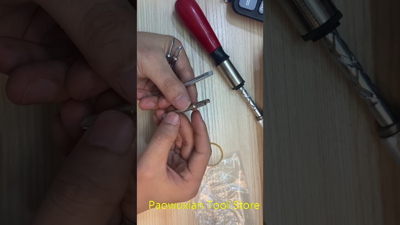 Semi-automatic 260MM Spiral Screw Driver Hand Pressing Ratchet Screwdriver with Slotted Phillips bit