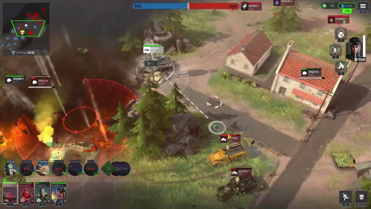 DE vs USA Gameplay  - World War Armies | WWA