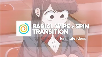 Radial wipe + Spin Transition in Funimate | Funimate Tutorial