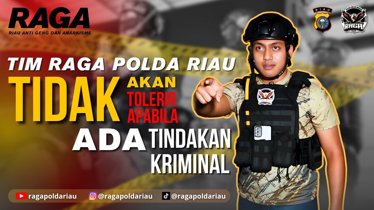 Tegas Tanpa Batas! Tim RAGA Lawan Premanisme dan Anarkisme di Pekanbaru