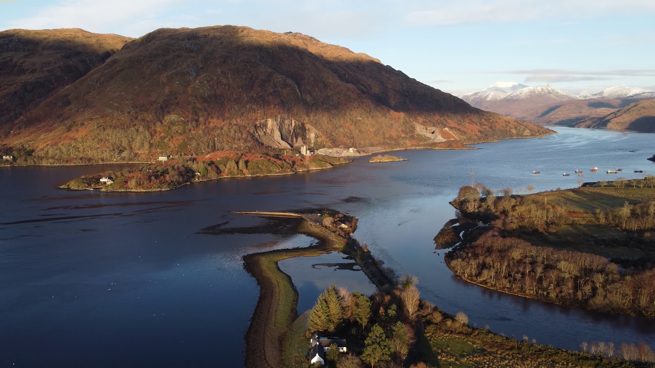 Taynuilt Scotland DJI MINI 2 4K Drone Test - YouTube