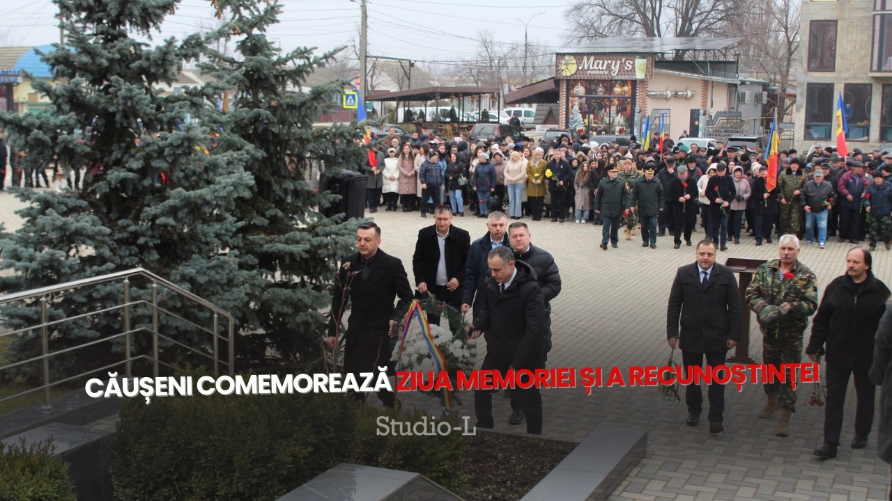 Căușeni comemorează Ziua Memoriei și a Recunoștinței