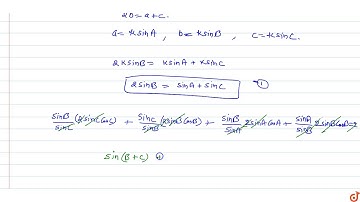 In a triangle ABC, if a,b,c are in A.P and `b/csin 2C + c/bsin 2B + b/asin 2A + a/bsin2B = 2`,