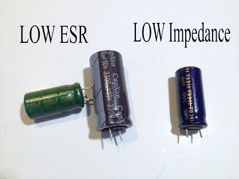 Low ESR и LOW Impedance конденсаторы-Как их узнать-Для чего они нужны-