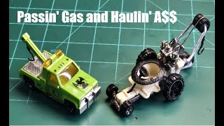 #fourhorsemendiecast #hotwheels #matchbox   #customhotwheels   Passin Gas and Haulin A$$ Tow Truck