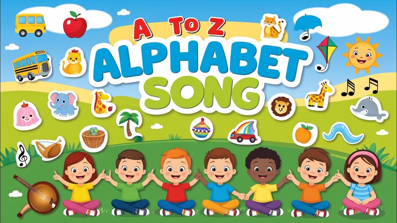 The ABC Song Fun & Easy Alphabet Learning for Kids Alphabet Song ...