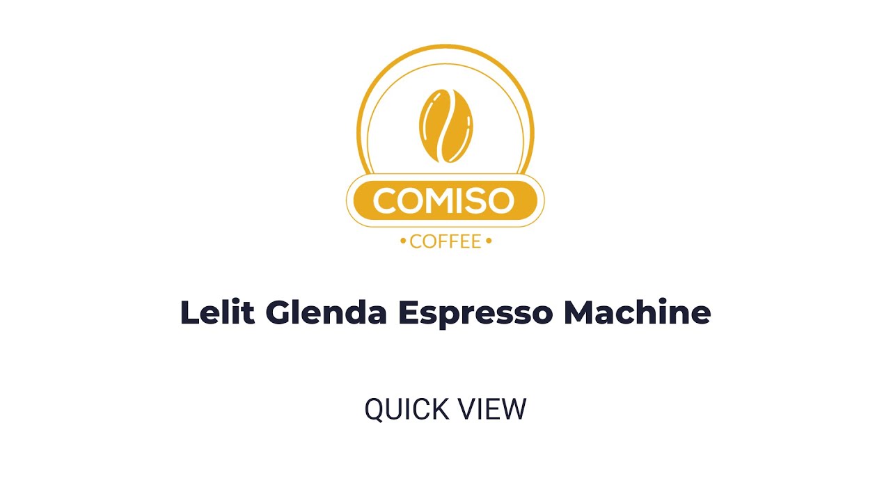 Lelit Glenda Espresso Machine Quick View YouTube