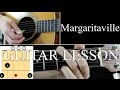 Margaritaville - Guitar Lesson Tutorial - Jimmy Buffett