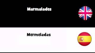 APRENDER INGLES Mermeladas