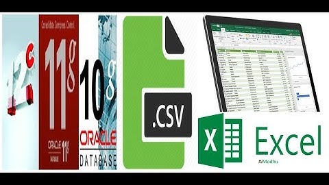 GENERATE EXCEL/CSV IN ORACLE DATABASE BY UTL FILE | 12C | 11G | 10G | iModhu | OracleAid