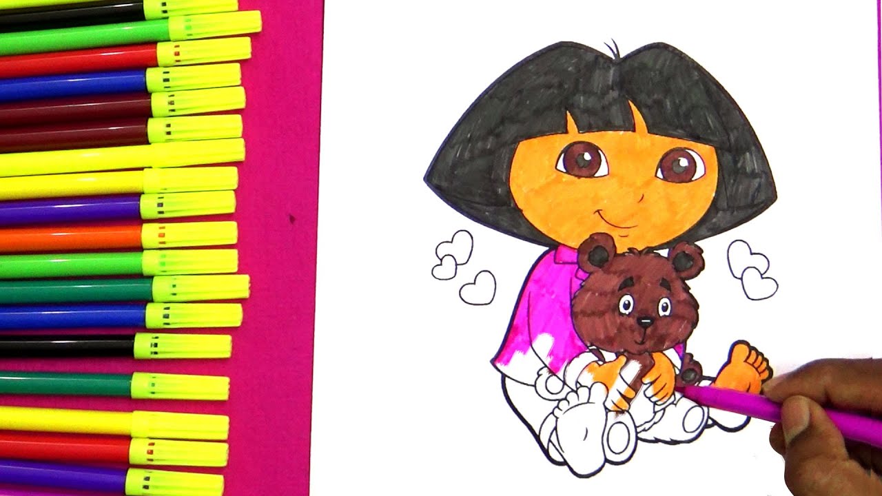 Dora The Explorer Coloring Pages