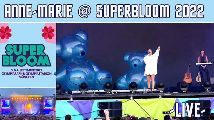Anne-Marie live beim Superbloom, Olympiapark, Mnch...