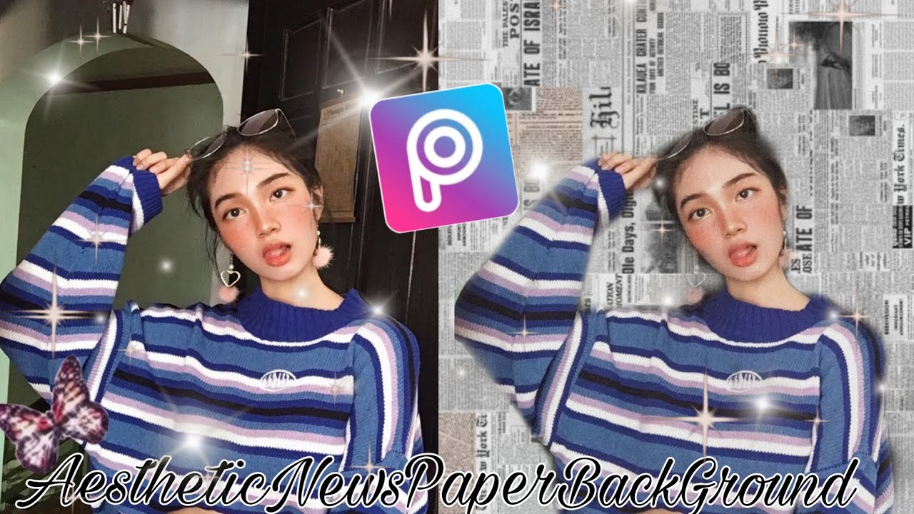 Aesthetic NewsPaper BackGround || PicsArt. By: Assirc - YouTube