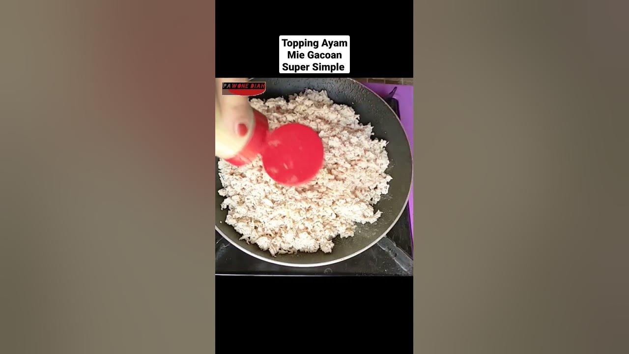Belum Banyak Yang Tau !! Begini Nih Cara Mudah Bikin Topping Ayam Mie Gacoan #shorts