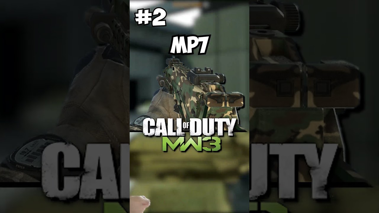 5 самых токсичных пистолетов-пулемётов в истории COD! | Шорты Call of Duty