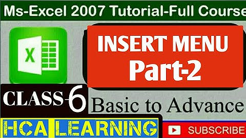 Ms excel insert tab in pashto || how to Insert Table Picture Shapes Charts in Excel