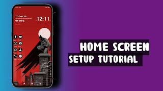 Best home screen setup | Batman Edition | Nova launcher | SUPERHERO | screenshot 3