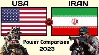 Iran vs USA Military Power Comparison 2023 | US vs Iran military power 2023 | world military power