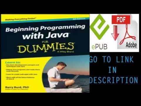 Beginning Programming with Java For Dummies PDF - YouTube