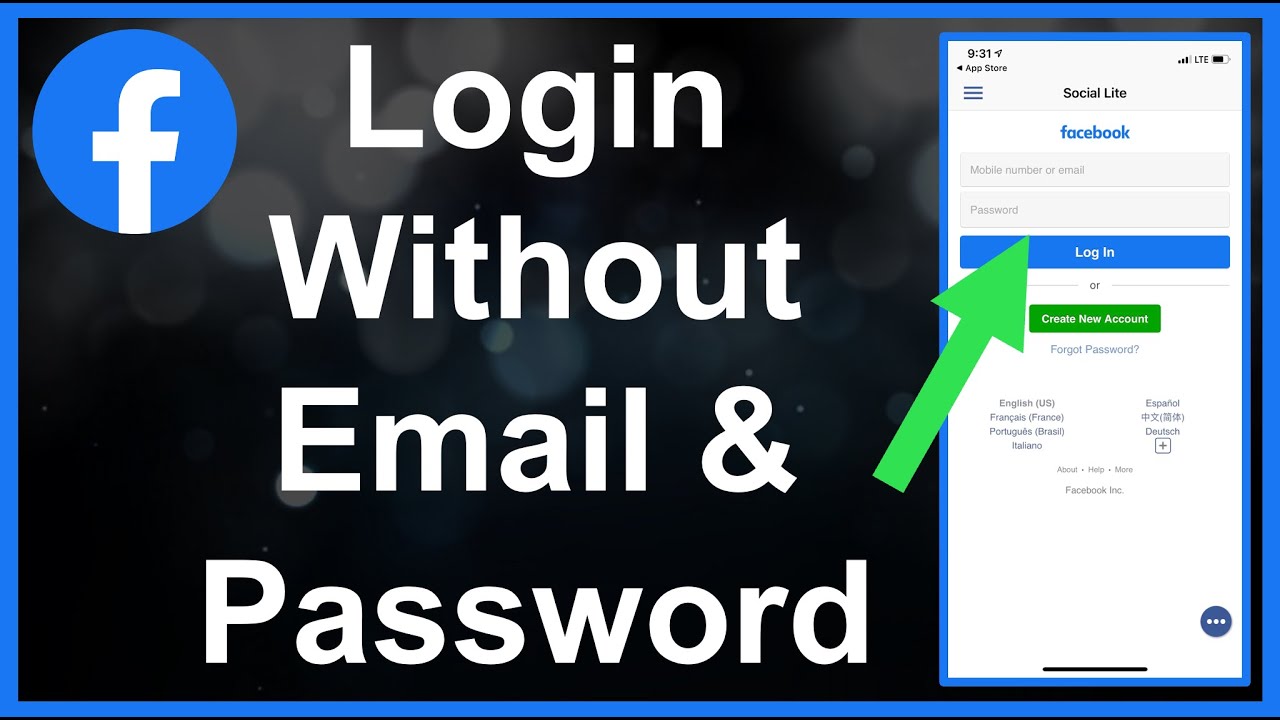 How To Login Facebook Account Without Email And Phone Number 