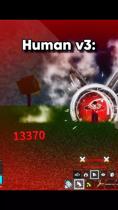 DRACO v4 VS HUMAN v3 💀 #bloxfruits #shorts