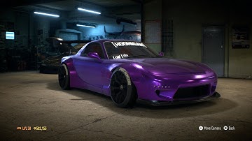 Need For Speed 2015 - Car customization #12 - Mazda RX7 Spirit R (Rocket Bunny)