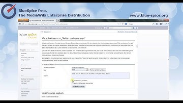 BlueSpice for MediaWiki: Seiten umbenennen bzw. verschieben