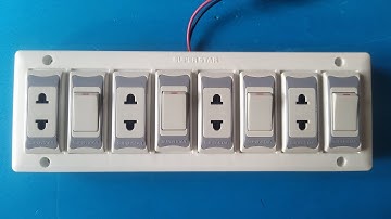 How to make an extension box | 4 Sockets+4Swithes box wiring | Switch Board Extension box wiring