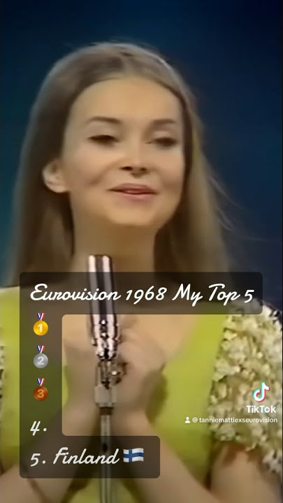 Eurovision 1968 My Top 5 #eurovisionsongcontest #eurovision #eurovision1968