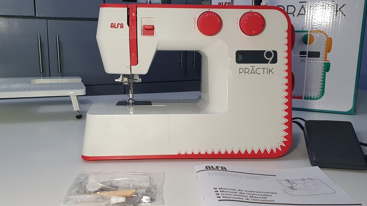 unboxing maquina de coser alfa practik 9 port 04 - Mami Crafter - Academia  Online Mami Crafter