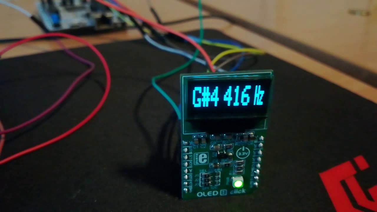 Sound frequency detector on STM32F7xx YouTube