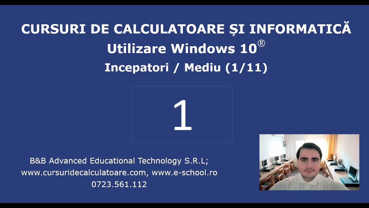 New Update Curs de Utilizare PC / Windows 10 pentru incepatori - 1/11 - Hardware, software, componente