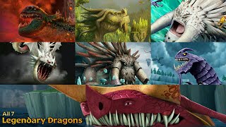 All 7 Legendary Dragons (With Cinematics, Resource Boosts, and Search Items) | Dragons: Rise of Berk