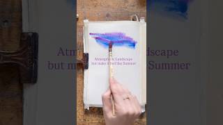 Painting Atmospheric Landscapes | Watercolor Journal Inspo