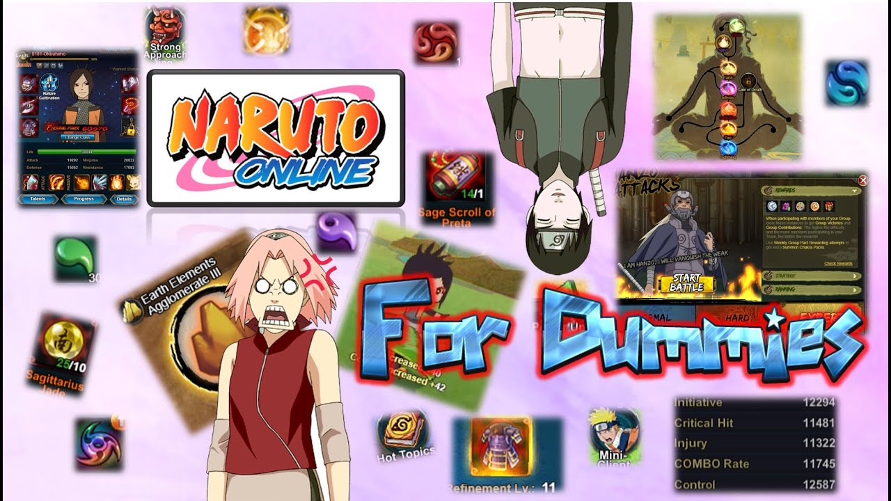 naruto ออนไลน์  New Update  Naruto Online || Game Guide for Confused People - 2020